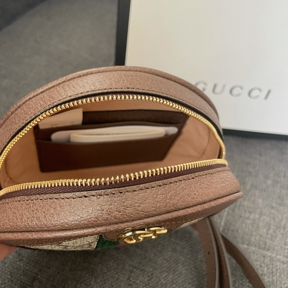 Gucci Ophidia Round GG Coated Canvas Mini Backpack - Picture 12 of 13